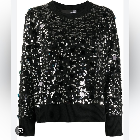 Love moschino sequin sweater - Picture 9 of 10